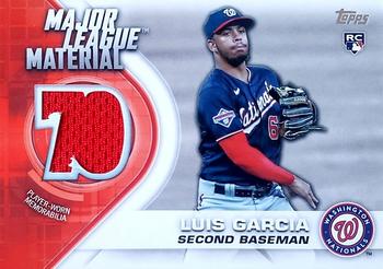 2021 Topps - Major League Material Relics (Series Two) #MLM-LG Luis Garcia Front