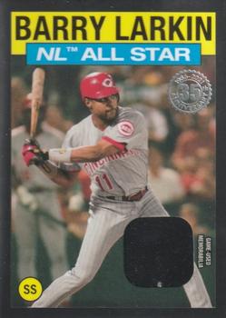 2021 Topps - 1986 Topps Baseball 35th Anniversary All-Stars Relics Black #86ASR-BL Barry Larkin Front