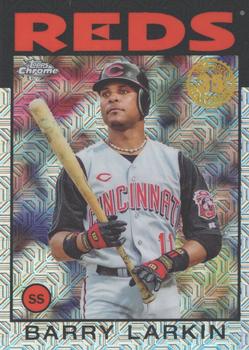 2021 Topps - 1986 Topps Baseball 35th Anniversary Chrome Silver Pack (Series Two) #86TC-5 Barry Larkin Front