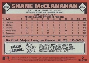 2021 Topps - 1986 Topps Baseball 35th Anniversary Chrome Silver Pack (Series Two) #86TC-8 Shane McClanahan Back