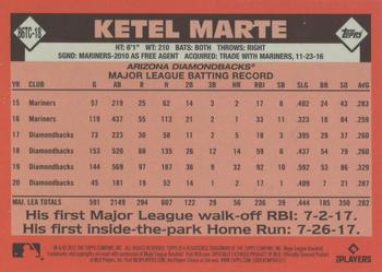 2021 Topps - 1986 Topps Baseball 35th Anniversary Chrome Silver Pack (Series Two) #86TC-18 Ketel Marte Back