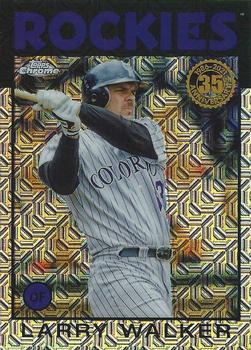2021 Topps - 1986 Topps Baseball 35th Anniversary Chrome Silver Pack (Series Two) #86TC-37 Larry Walker Front