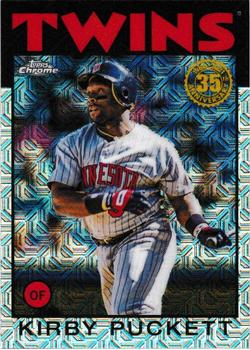 2021 Topps - 1986 Topps Chrome Silver Pack Promotion (Series 2) #86TC-70 Kirby Puckett Front
