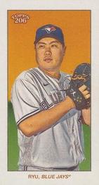 2021 Topps 206 - Polar Bear Back (Wave 3 Exclusive) #NNO Hyun-jin Ryu Front