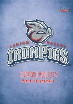 2021 Choice Lehigh Valley IronPigs #NNO Cover Card / Checklist Front