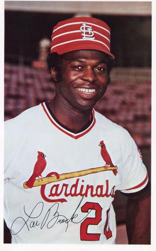1976 St. Louis Cardinals Picture Pack #NNO Lou Brock / Garry Templeton / Mike Wallace / Tom Zimmer Front