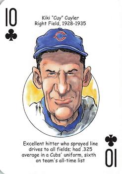 2015 Hero Decks Chicago Cubs Baseball Heroes Playing Cards #10♣ Kiki Cuyler Front