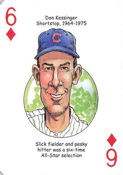 2015 Hero Decks Chicago Cubs Baseball Heroes Playing Cards #6♦ Don Kessinger Front