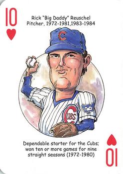 2015 Hero Decks Chicago Cubs Baseball Heroes Playing Cards #10♥ Rick 