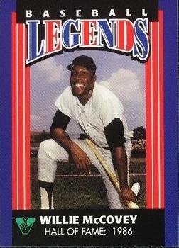 1998 Virginia Lottery Baseball Legends #NNO Willie McCovey Front