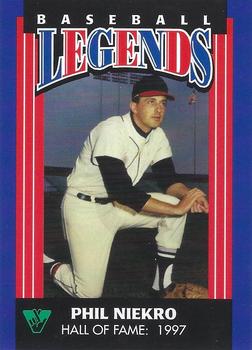 1998 Virginia Lottery Baseball Legends #NNO Phil Niekro Front
