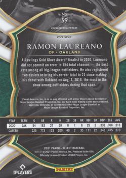 2021 Panini Select - Holo Prizm #59 Ramon Laureano Back