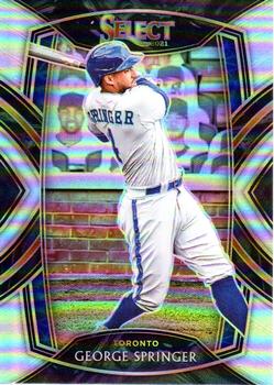 2021 Panini Select - Holo Prizm #223 George Springer Front