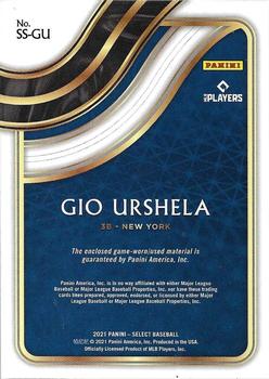 2021 Panini Select - Select Swatches #SS-GU Gio Urshela Back