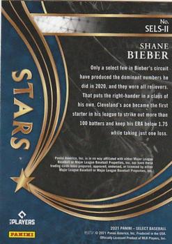 2021 Panini Select - Select Stars #SELS-11 Shane Bieber Back