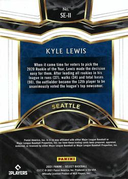 2021 Panini Select - Sensations #SE-11 Kyle Lewis Back