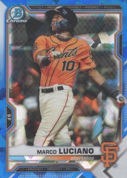 2021 Bowman Sapphire Edition #BCP-8 Marco Luciano Front