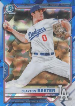 2021 Bowman Sapphire Edition #BCP-16 Clayton Beeter Front