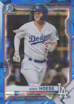 2021 Bowman Sapphire Edition #BCP-39 Kody Hoese Front
