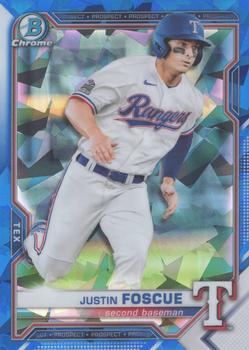 2021 Bowman Sapphire Edition #BCP-41 Justin Foscue Front