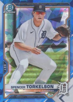 2021 Bowman Sapphire Edition #BCP-96 Spencer Torkelson Front