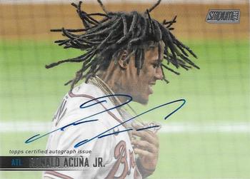 2021 Stadium Club - Autographs #SCBA-RA Ronald Acuña Jr. Front