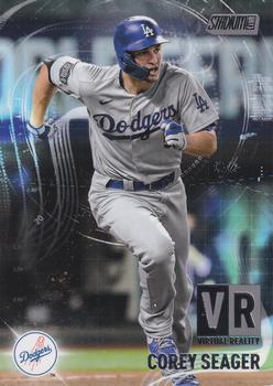2021 Stadium Club - Virtual Reality #VR-13 Corey Seager Front