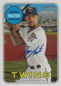 2018 Topps Heritage - Real One Autographs High Number #ROA-BB Byron Buxton Front