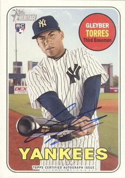2018 Topps Heritage - Real One Autographs High Number #ROA-GT Gleyber Torres Front