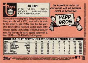 2018 Topps Heritage - Real One Autographs High Number #ROA-IH Ian Happ Back