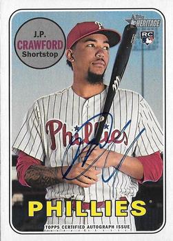 2018 Topps Heritage - Real One Autographs High Number #ROA-JC J.P. Crawford Front