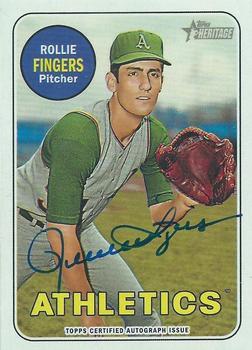 2018 Topps Heritage - Real One Autographs High Number #ROA-RF Rollie Fingers Front