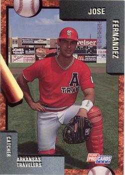 1992 Fleer ProCards Arkansas Travelers SGA #1132 Jose Fernandez Front