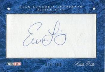 2008 TriStar Signa Cuts Baseball Edition - Fan Favorite / Rising Star #NNO Evan Longoria Front