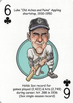 2006 Hero Decks Chicago White Sox South Side Edition Baseball Heroes Playing Cards #6♣ Luke Appling Front