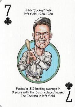 2006 Hero Decks Chicago White Sox South Side Edition Baseball Heroes Playing Cards #7♣ Bibb Falk Front
