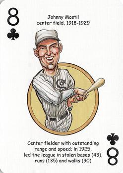 2006 Hero Decks Chicago White Sox South Side Edition Baseball Heroes Playing Cards #8♣ Johnny Mostil Front