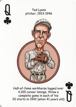 2006 Hero Decks Chicago White Sox South Side Edition Baseball Heroes Playing Cards #Q♣ Ted Lyons Front