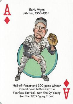 2006 Hero Decks Chicago White Sox South Side Edition Baseball Heroes Playing Cards #A♦ Early Wynn Front