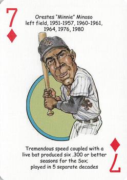 2006 Hero Decks Chicago White Sox South Side Edition Baseball Heroes Playing Cards #7♦ Minnie Minoso Front
