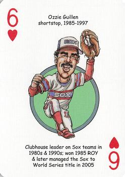 2006 Hero Decks Chicago White Sox South Side Edition Baseball Heroes Playing Cards #6♥ Ozzie Guillen Front