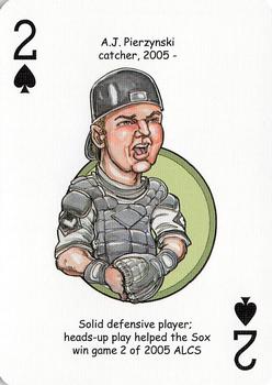 2006 Hero Decks Chicago White Sox South Side Edition Baseball Heroes Playing Cards #2♠ A.J. Pierzynski Front