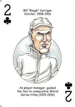 2007 Hero Decks Boston Red Sox Baseball Heroes Playing Cards #2♣ Bill Carrigan Front