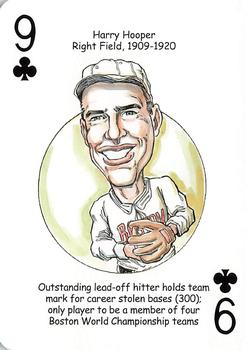 2007 Hero Decks Boston Red Sox Baseball Heroes Playing Cards #9♣ Harry Hooper Front