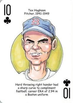 2007 Hero Decks Boston Red Sox Baseball Heroes Playing Cards #10♣ Tex Hughson Front