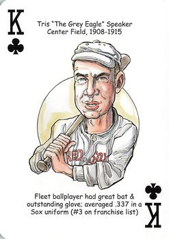 2007 Hero Decks Boston Red Sox Baseball Heroes Playing Cards #K♣ Tris Speaker Front