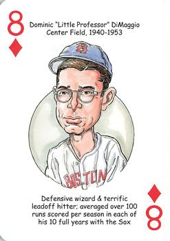 2007 Hero Decks Boston Red Sox Baseball Heroes Playing Cards #8♦ Dominic DiMaggio Front