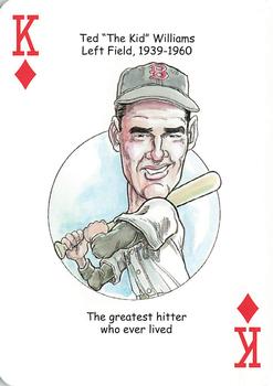 2007 Hero Decks Boston Red Sox Baseball Heroes Playing Cards #K♦ Ted Williams Front