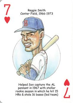 2007 Hero Decks Boston Red Sox Baseball Heroes Playing Cards #7♥ Reggie Smith Front