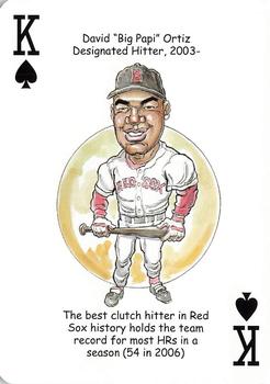 2007 Hero Decks Boston Red Sox Baseball Heroes Playing Cards #K♠ David Ortiz Front